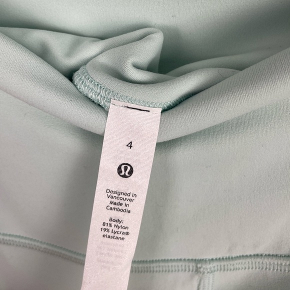 Lululemon Align High-Rise Leggings 25” Delicate Mint Size 4 New! - Picture 3 of 7